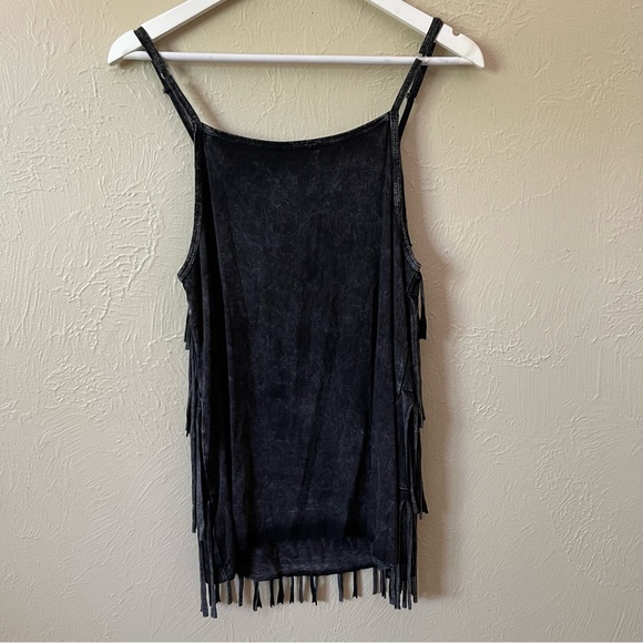 T Party Black Fringe Camisole - Picture 6 of 8